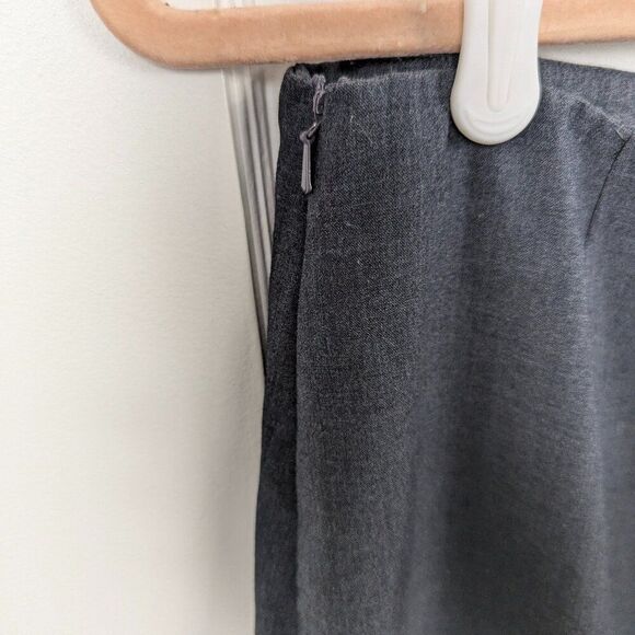 Eileen Fisher | Dark Grey Pencil Skirt Size Small - Picture 4 of 10